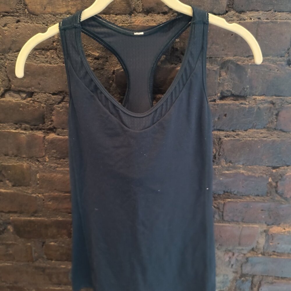 Dark Blue Lululemon Racerback Tank Top